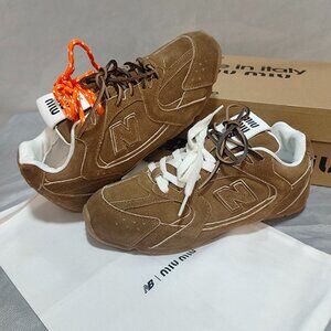 New Balance X Miu Miu 530 Brown Sneakers